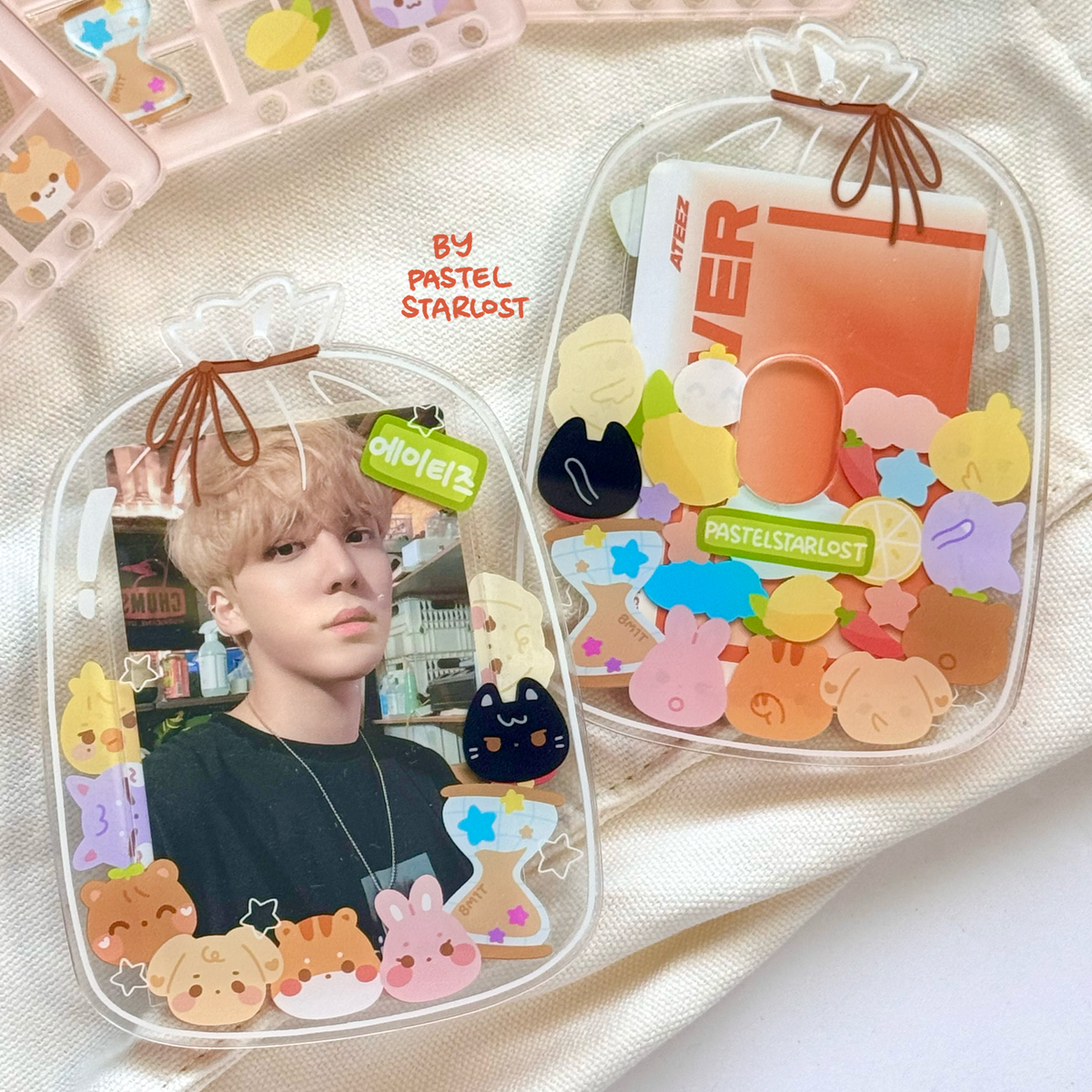 Sack of Aniteez Acrylic Photocard Holder – pastelstarlost