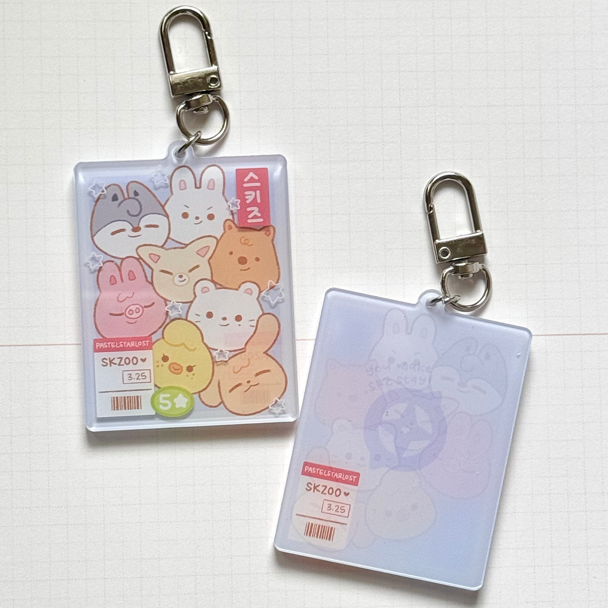 Stray Kids Grocery Pack Acrylic Keychain – pastelstarlost