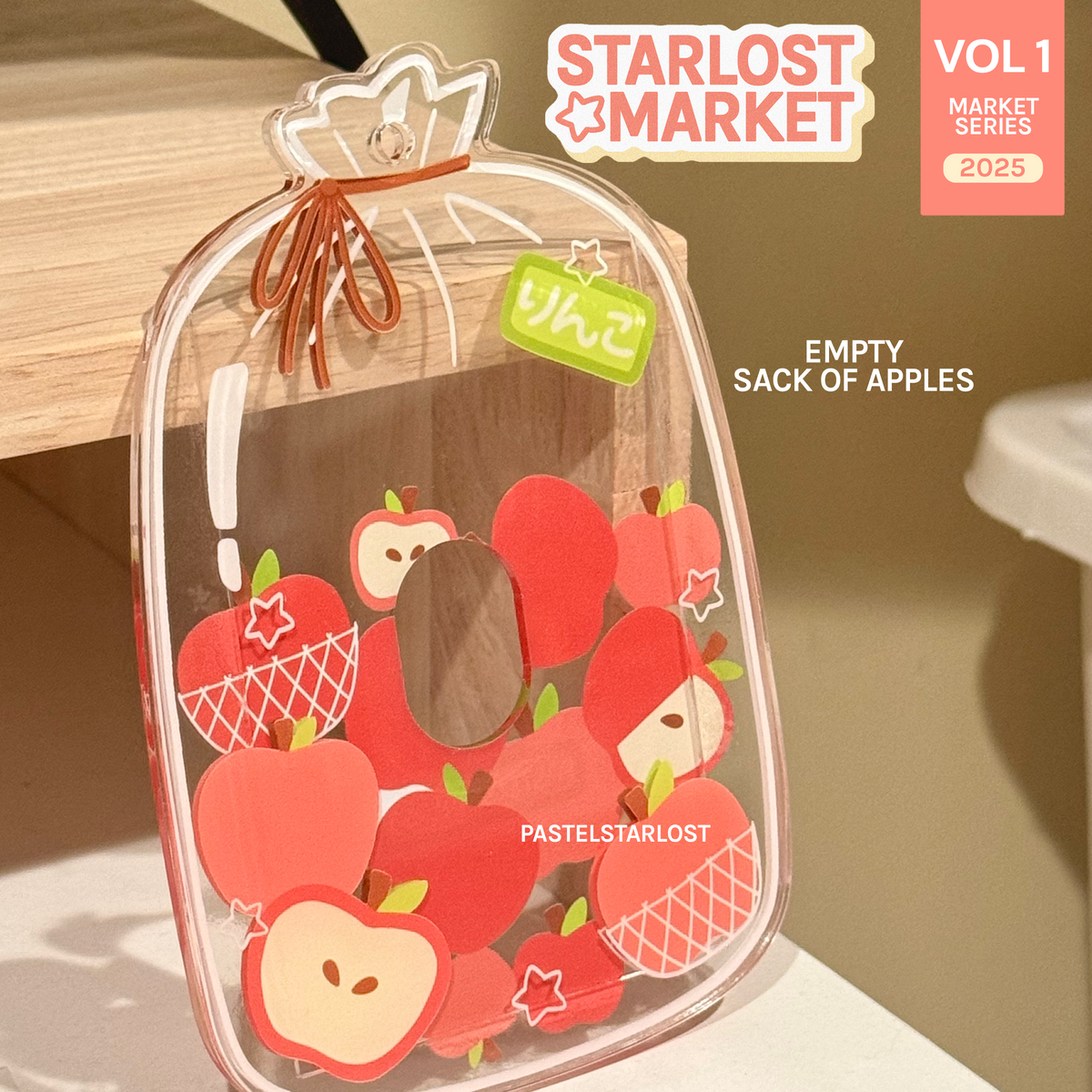 Sack of Apples Acrylic Photocard Holder – pastelstarlost