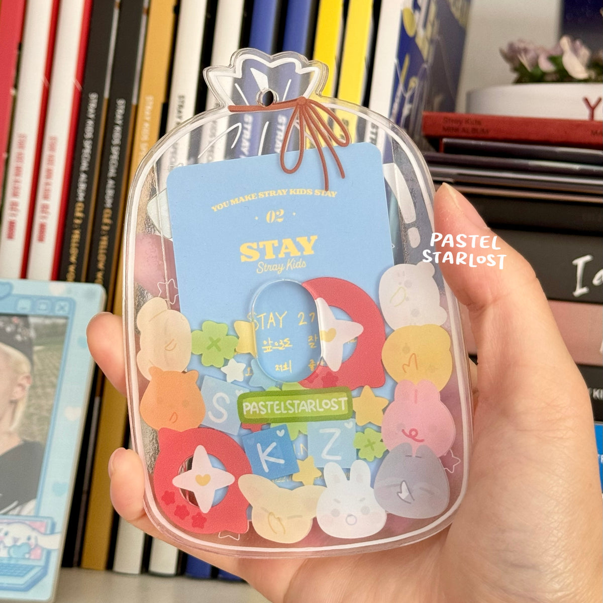 Sack of SKZOO Acrylic Photocard Holder – pastelstarlost