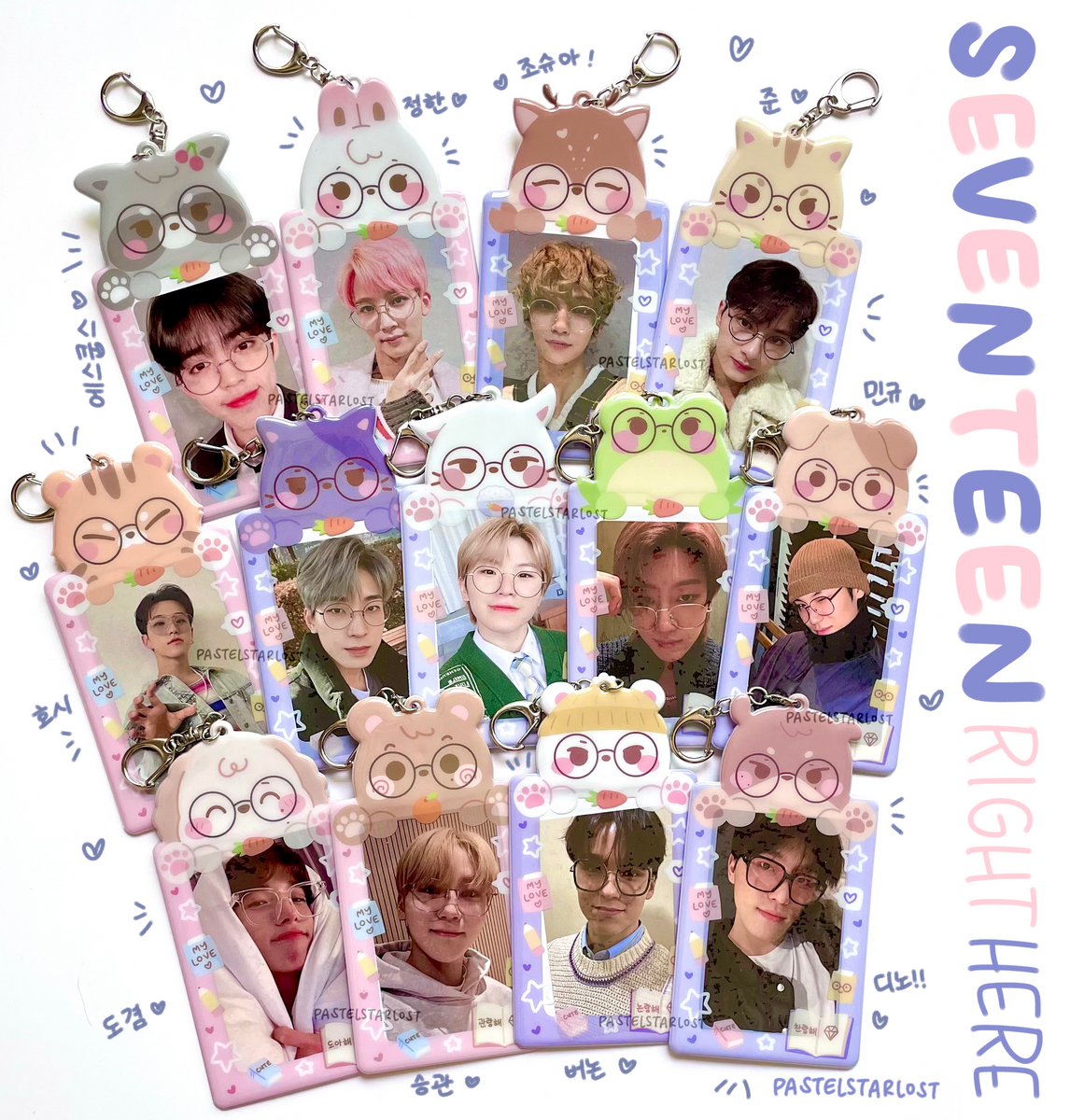 Seventeen Nerdy Photocard Holder – pastelstarlost