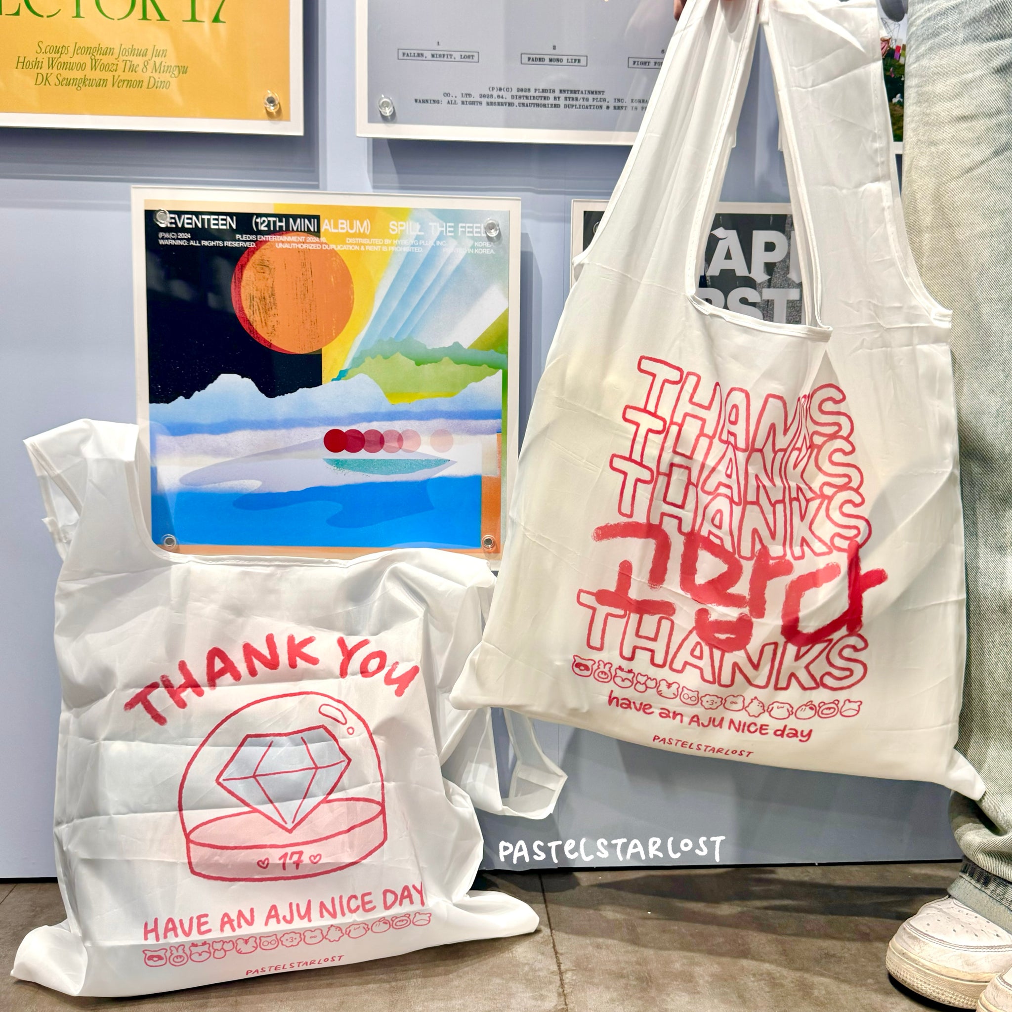 SVT Thanks Reusable Bag – pastelstarlost