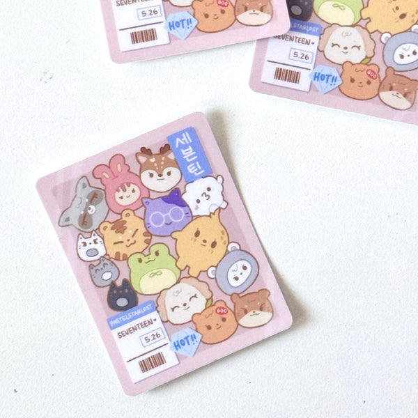 Seventeen Grocery Pack Sticker