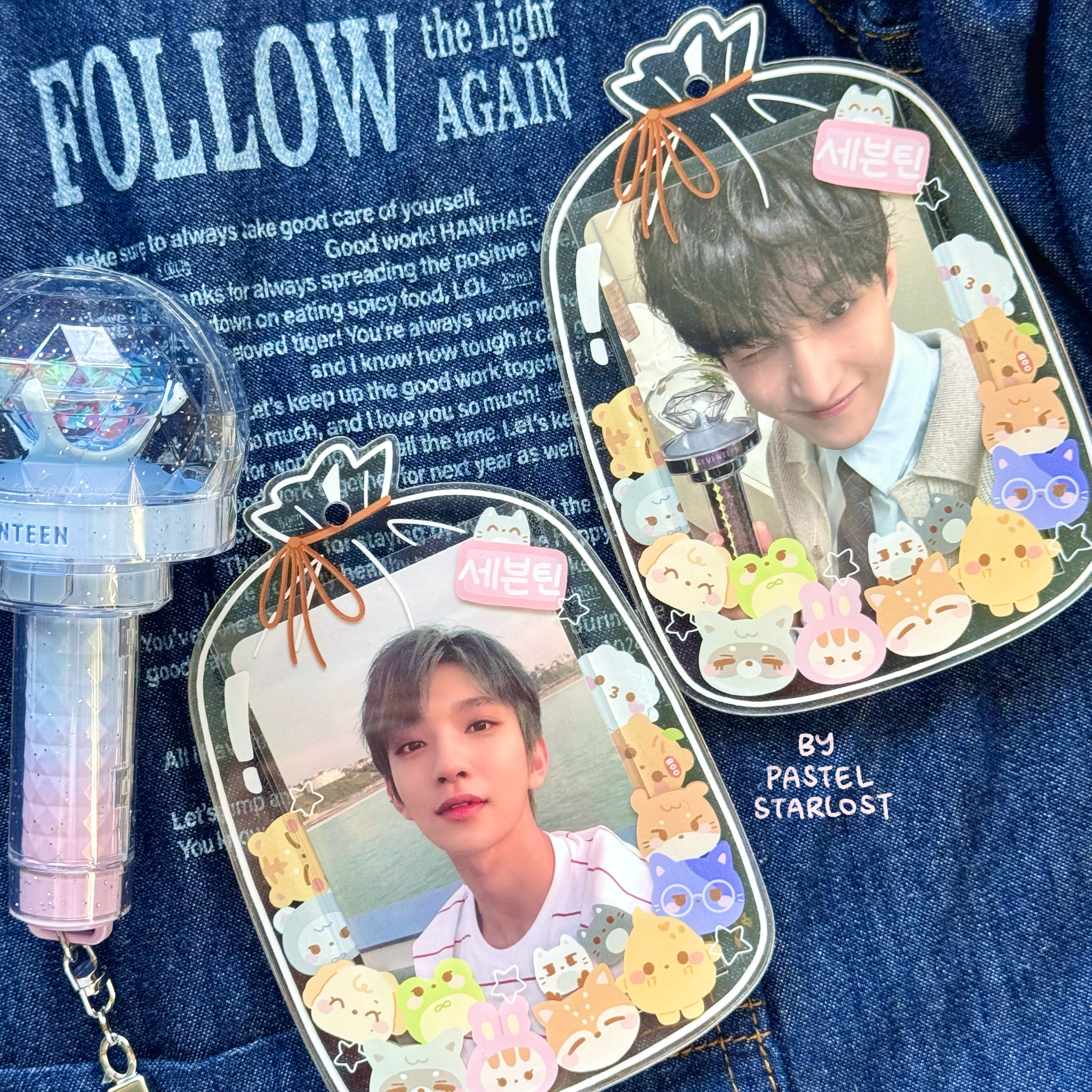 Sack of Seventeen Acrylic Photocard Holder – pastelstarlost