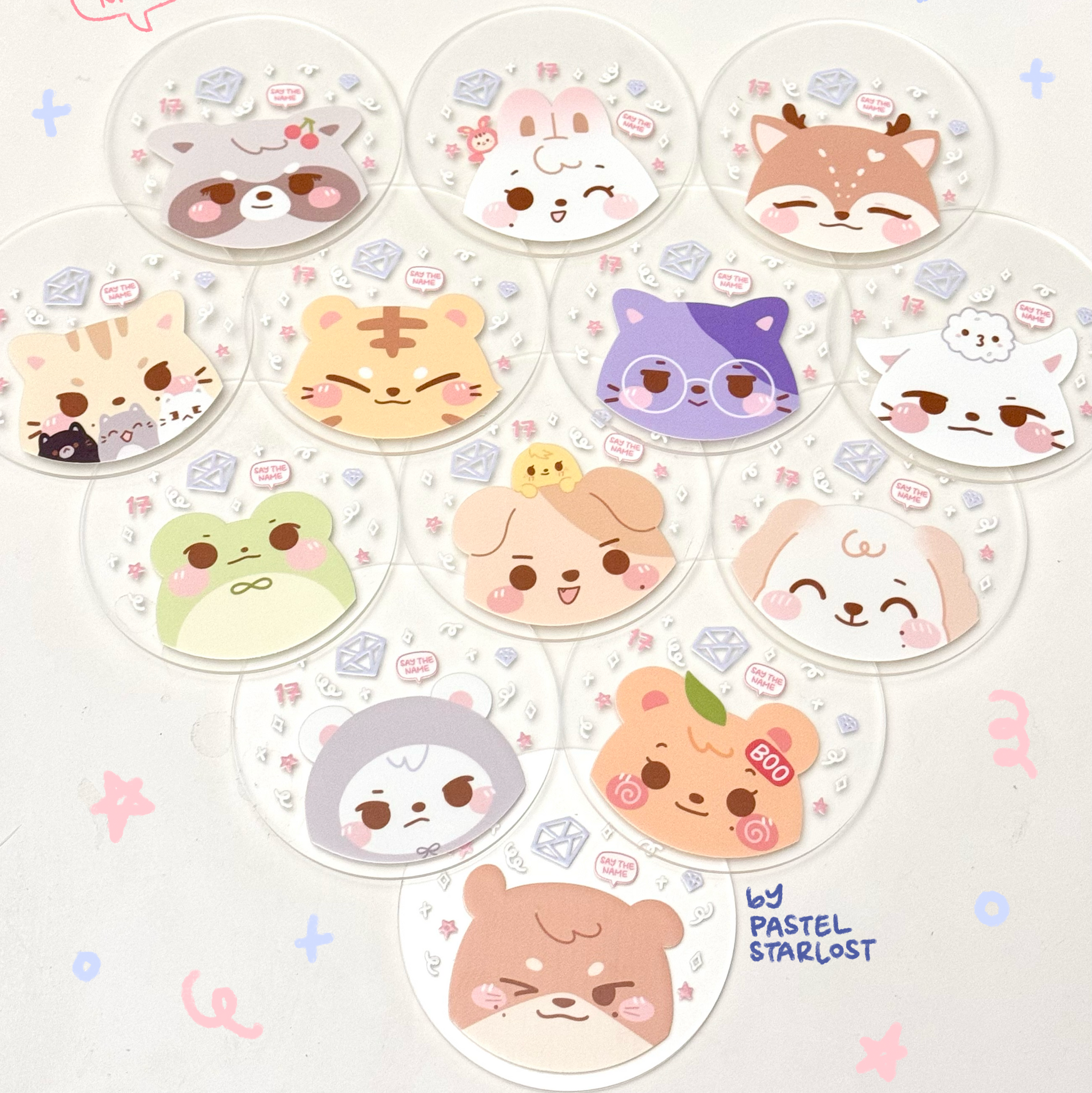 PREORDER Seventeen Acrylic Coasters