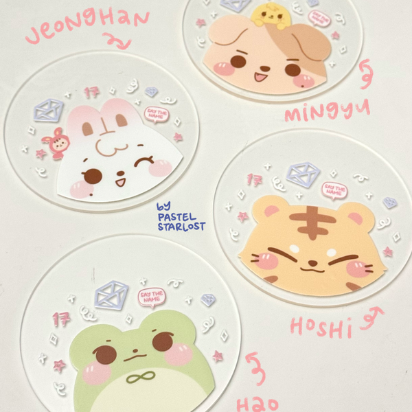 PREORDER Seventeen Acrylic Coasters