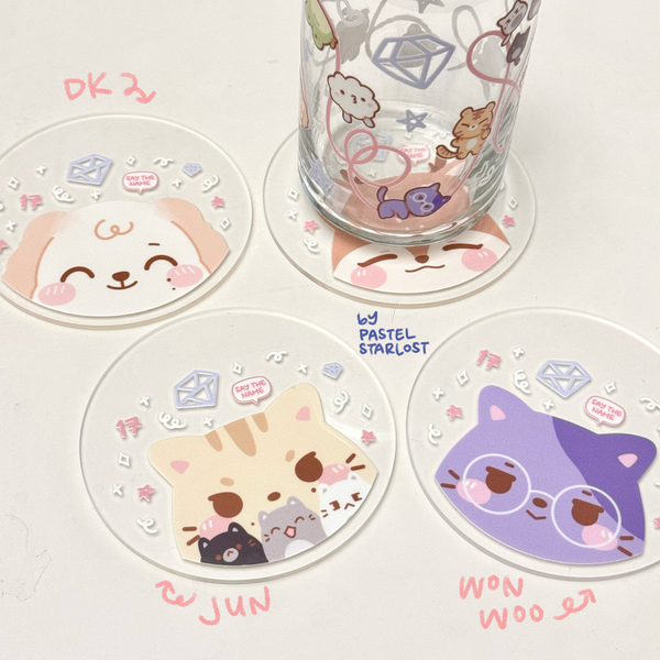 PREORDER Seventeen Acrylic Coasters