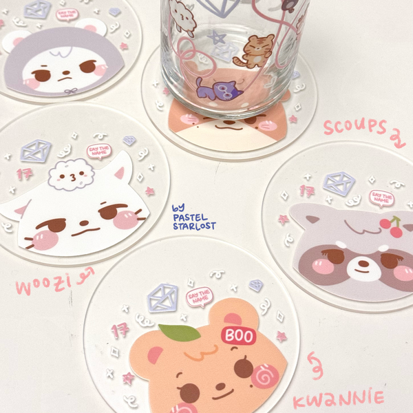 PREORDER Seventeen Acrylic Coasters