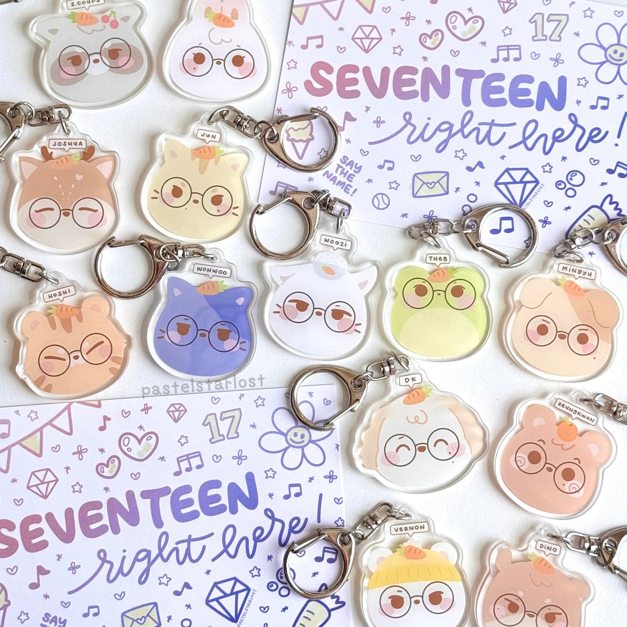 SEVENTEEN Friends Carrot Charms