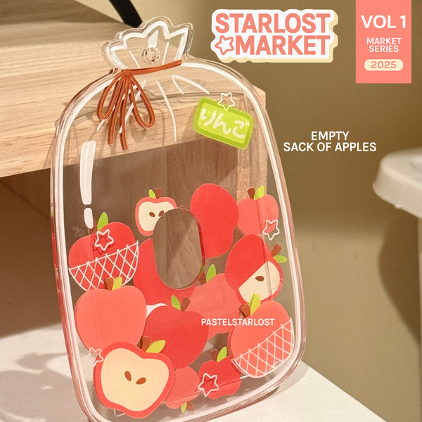 Sack of Apples Acrylic Photocard Holder