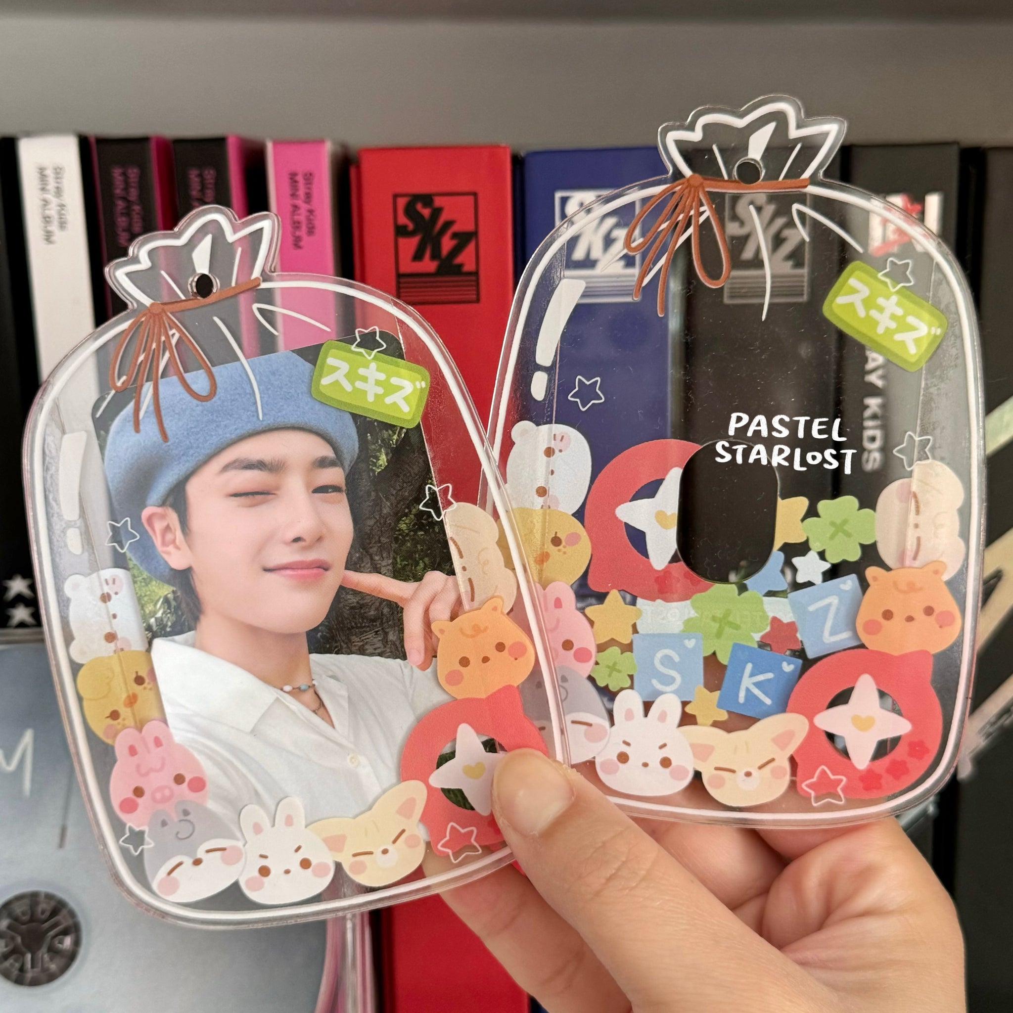 Sack of SKZOO Acrylic Photocard Holder – pastelstarlost