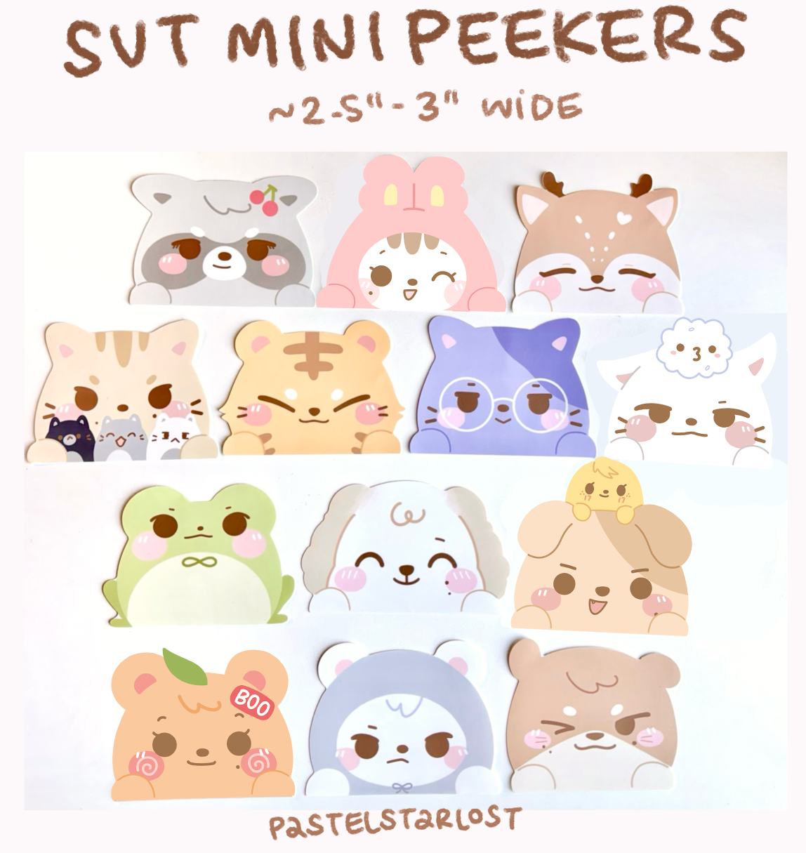 SVT Mini Peeker Stickers