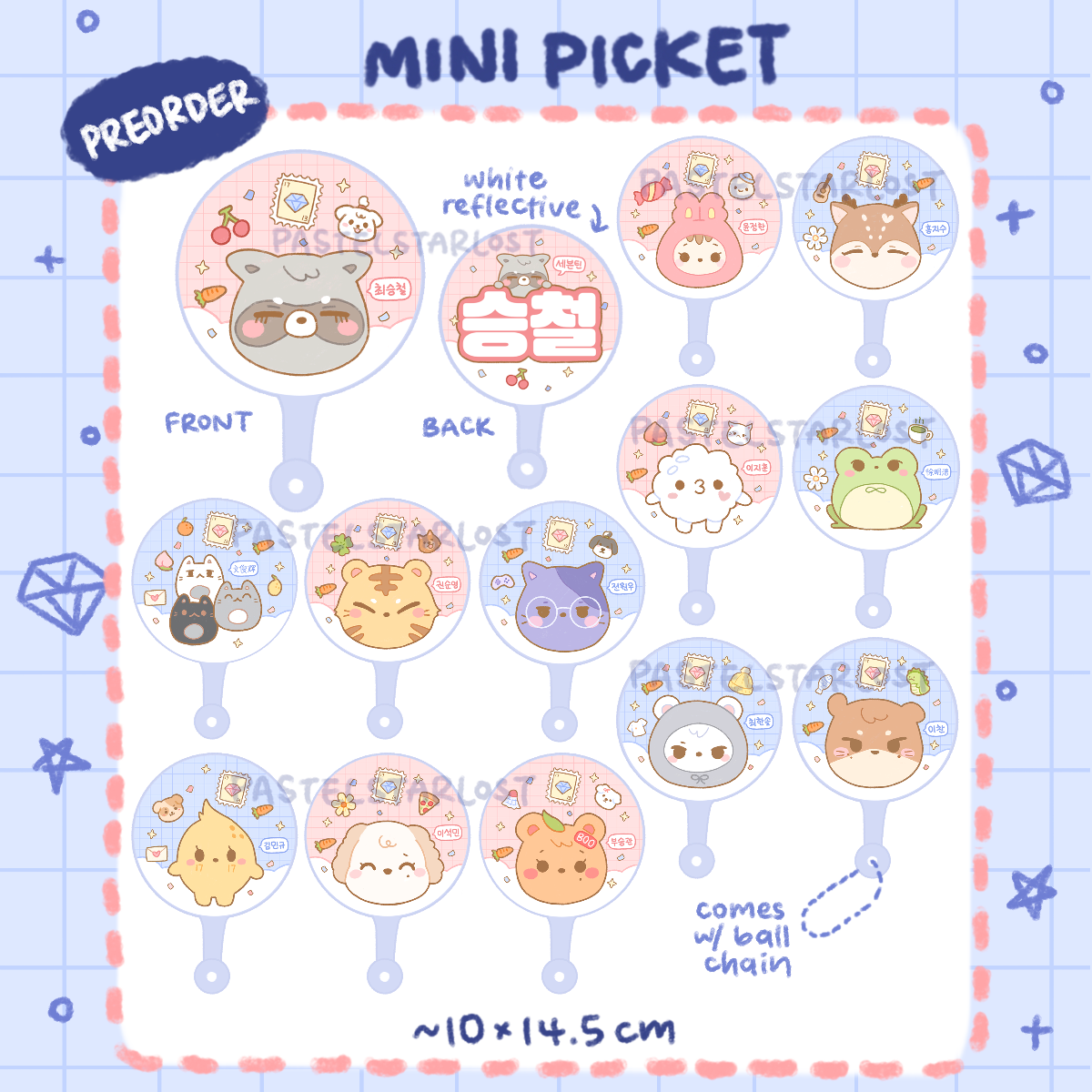 PREORDER Seventeen Mini Pickets
