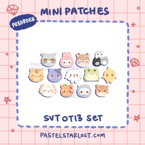 PREORDER SVT OT13 Mini Patch Set