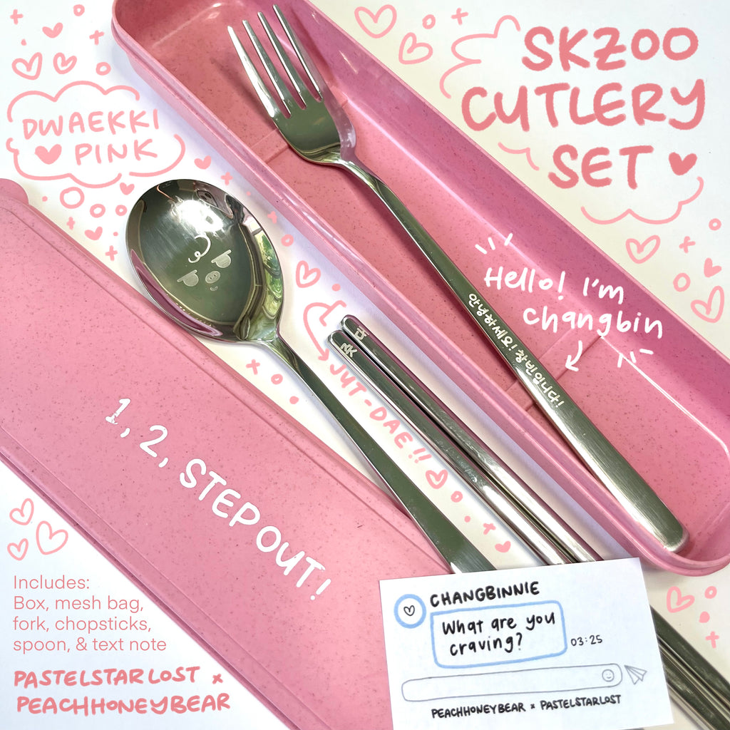 SKZOO Cutlery Sets – pastelstarlost