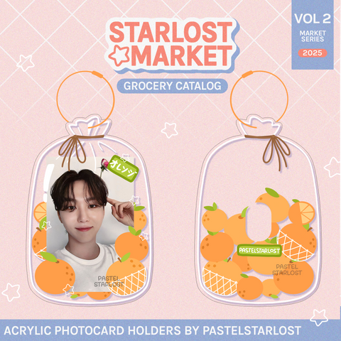 PREORDER Sack of Oranges Acrylic Photocard Holder
