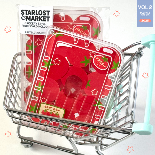 Tomato Carton Acrylic Photocard Holder