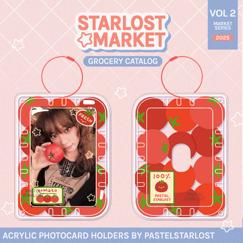 PREORDER Tomato Carton Acrylic Photocard Holder